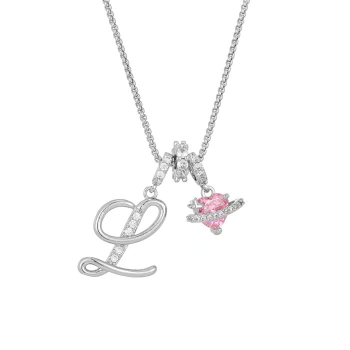 Luxe Initial Pendant Necklace | 3 - Layer Gold Design with Adjustable Length - Hartwella