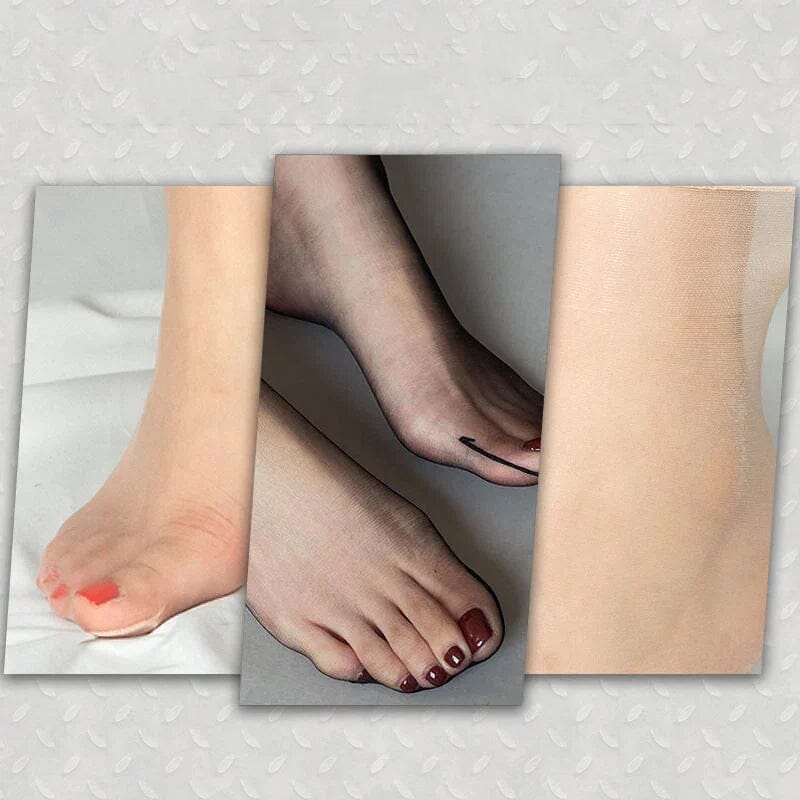 Luxe Invisible Socks | Slip - Resistant Crystal Silk - Hartwella