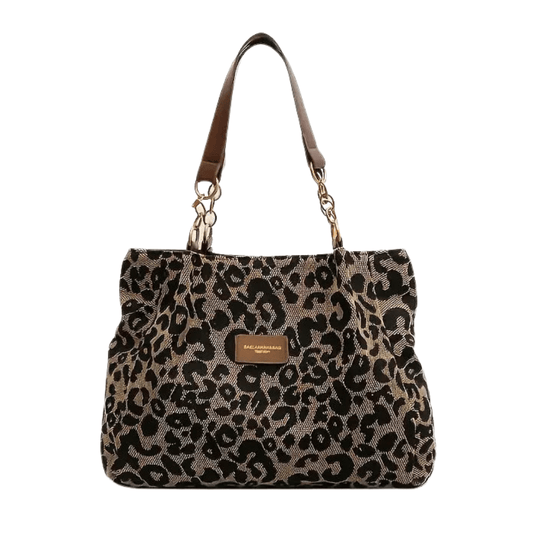Luxe Leopard Tote | Spacious, Durable Design - Hartwella