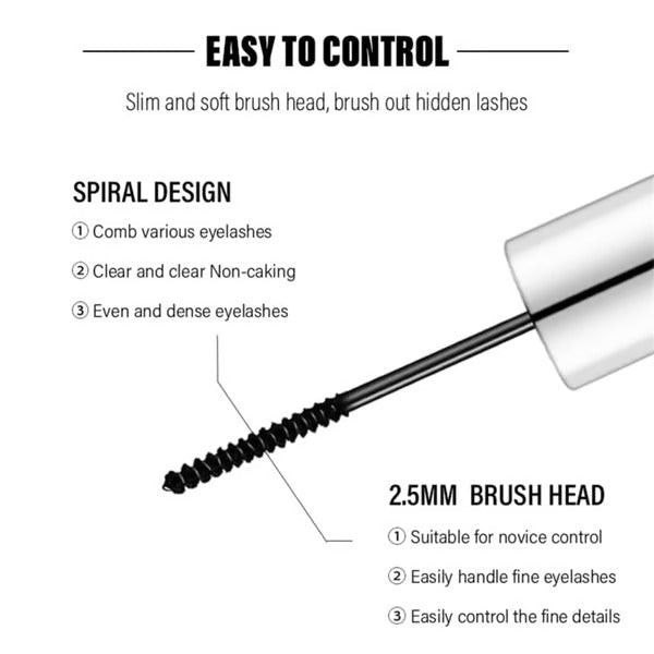 Luxe Mascara | Waterproof, Volumizing & Curling Formula for Dramatic Lashes - Hartwella