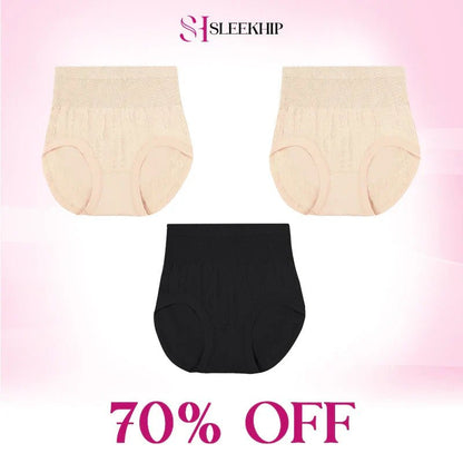 Luxe Tummy - Control Panties | Cotton, Plus Size, Leakproof - Hartwella