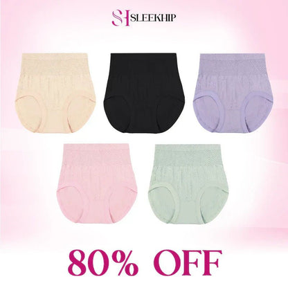 Luxe Tummy - Control Panties | Cotton, Plus Size, Leakproof - Hartwella