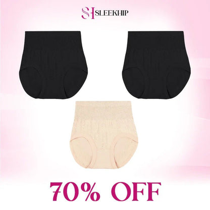 Luxe Tummy - Control Panties | Cotton, Plus Size, Leakproof - Hartwella