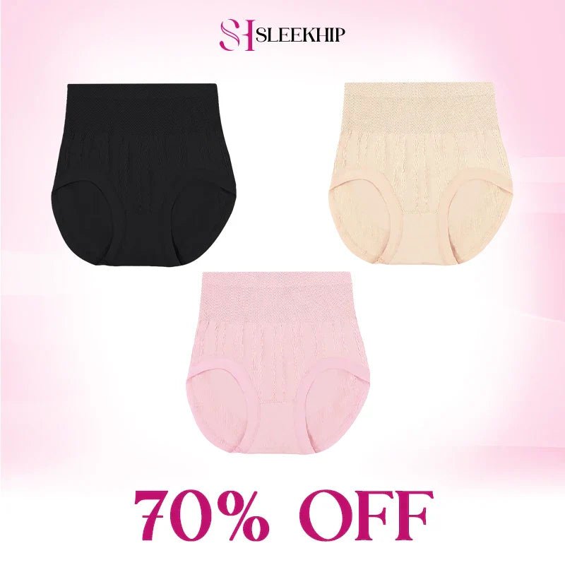 Luxe Tummy - Control Panties | Cotton, Plus Size, Leakproof - Hartwella