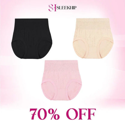 Luxe Tummy - Control Panties | Cotton, Plus Size, Leakproof - Hartwella