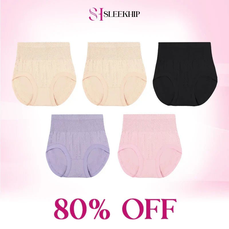Luxe Tummy - Control Panties | Cotton, Plus Size, Leakproof - Hartwella