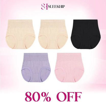 Luxe Tummy - Control Panties | Cotton, Plus Size, Leakproof - Hartwella