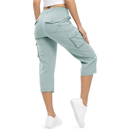 Luxe Women's Capris | Lightweight, Comfortable Fit with Spacious Pockets - Hartwella