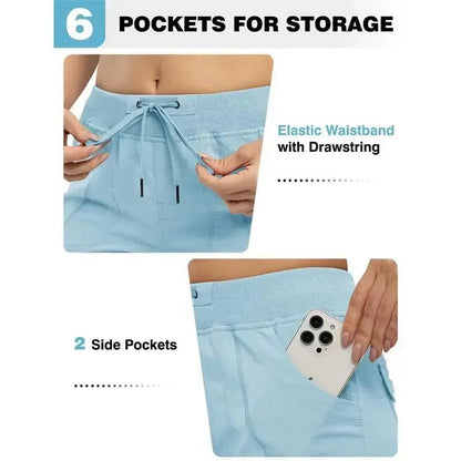 Luxe Women's Capris | Lightweight, Comfortable Fit with Spacious Pockets - Hartwella