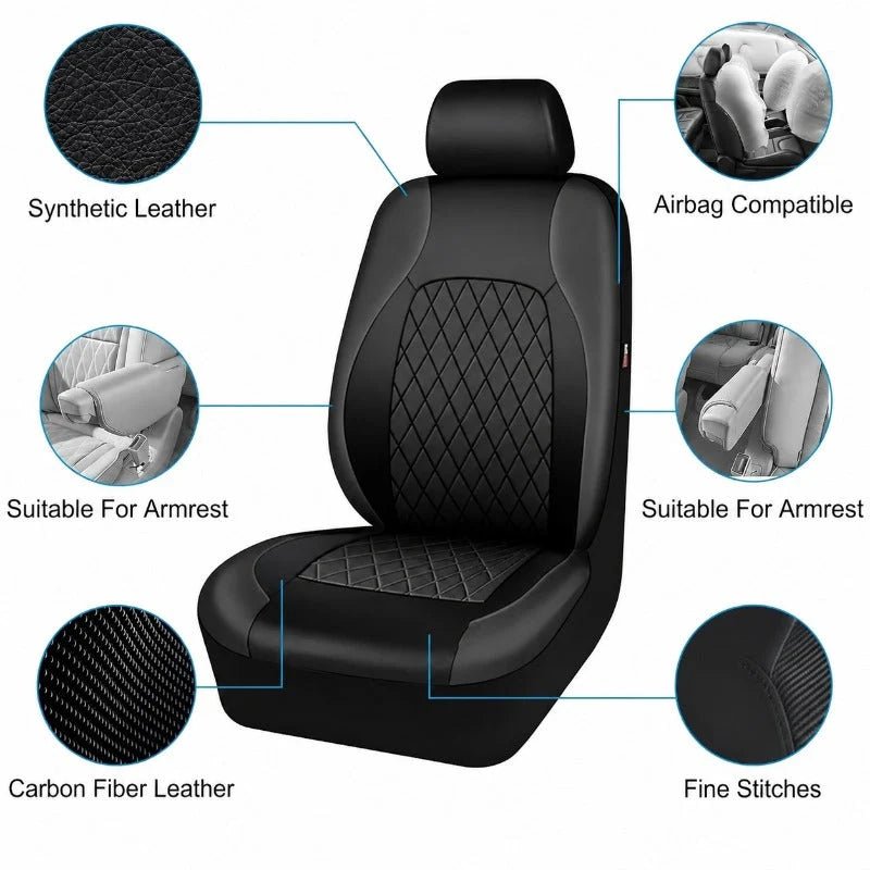 LuxeGuard Car Seat Protector | Durable Waterproof Cover for Pets and Families - Hartwella