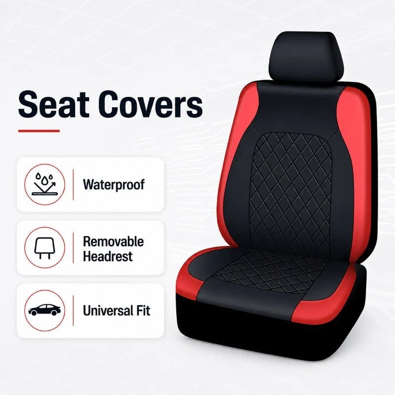 LuxeGuard Car Seat Protector | Durable Waterproof Cover for Pets and Families - Hartwella