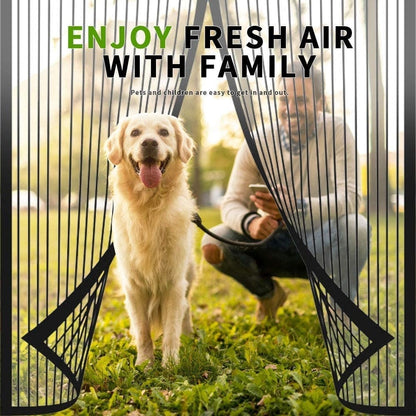 Magma Magnetic Screen Door | Hands - Free, Durable Mesh, Insect - Blocking - Hartwella