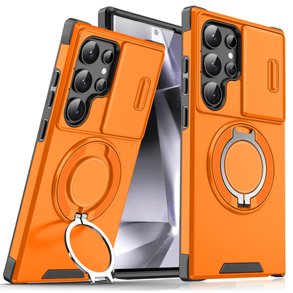 Magma Magnetic Stand Case | 360° Ring Grip, Slide Camera Cover - Hartwella