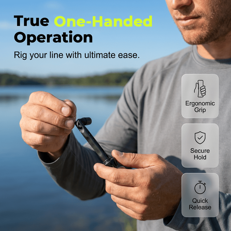 Manta Fly Threader | Magnetic Precision Tool, Durable Plastic - Hartwella