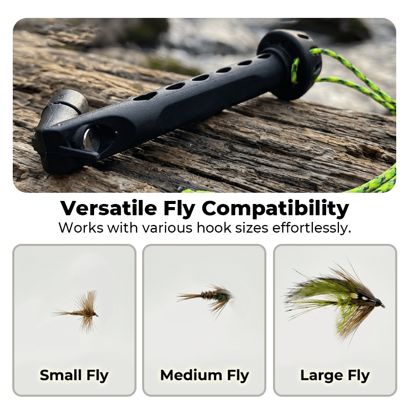Manta Fly Threader | Magnetic Precision Tool, Durable Plastic - Hartwella