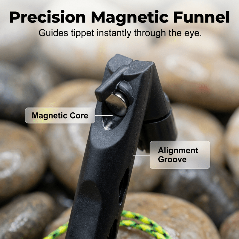 Manta Fly Threader | Magnetic Precision Tool, Durable Plastic - Hartwella