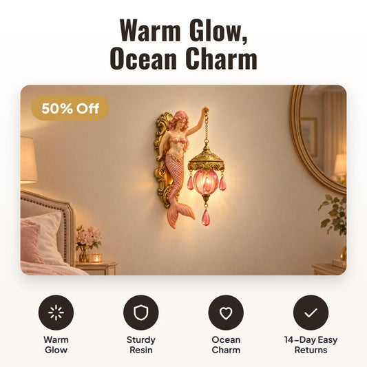 Mareva™ Mermaid Wall Lamp - Hartwella