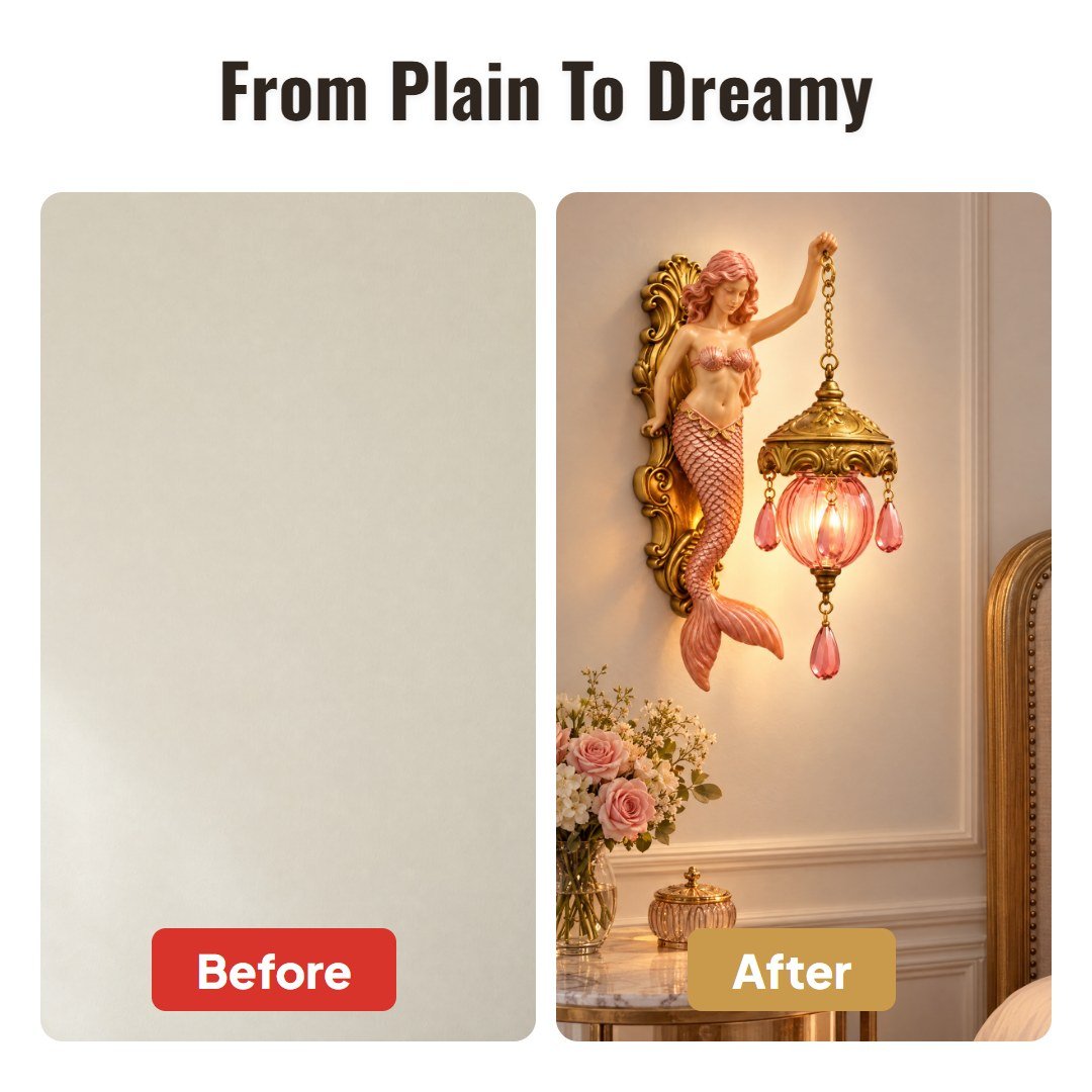 Mareva™ Mermaid Wall Lamp