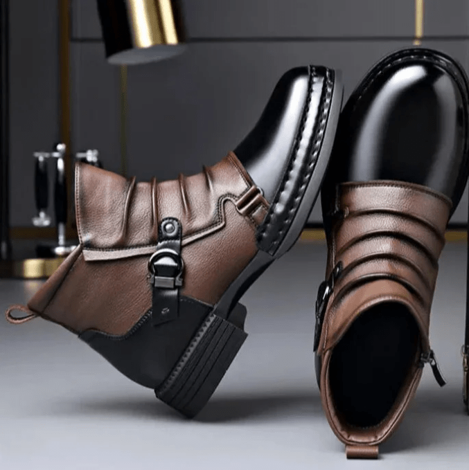 Maverick Ankle Boots | Genuine Leather, Stylish Design - Hartwella
