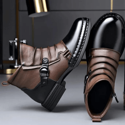 Maverick Ankle Boots | Genuine Leather, Stylish Design - Hartwella
