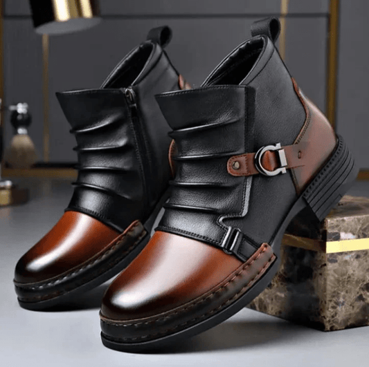 Maverick Ankle Boots | Genuine Leather, Stylish Design - Hartwella