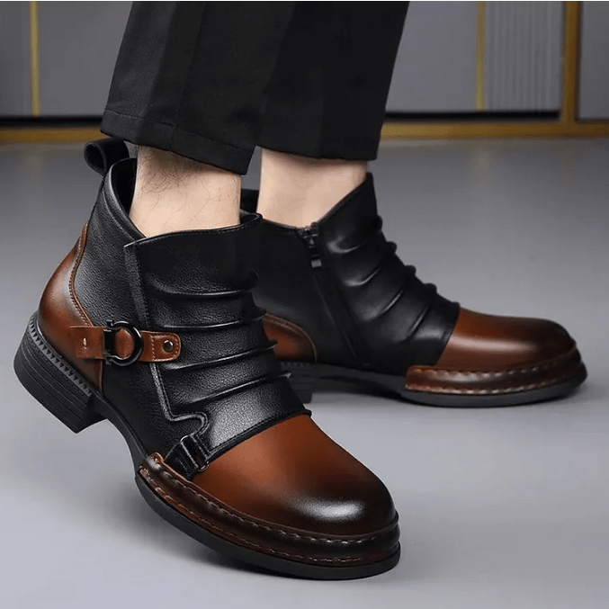 Maverick Ankle Boots | Genuine Leather, Stylish Design - Hartwella