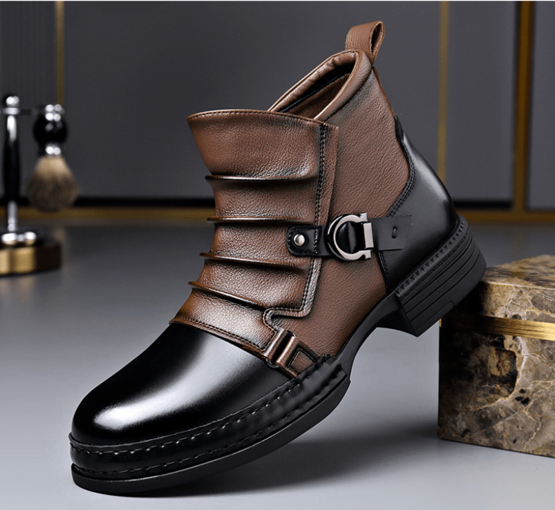 Maverick Ankle Boots | Genuine Leather, Stylish Design - Hartwella