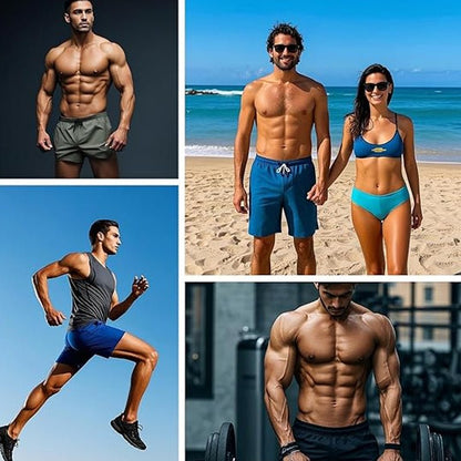 Maverick Athletic Shorts | Quick - Dry, Zipper Pockets, Lightweight Gym Wear - Hartwella