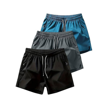 Maverick Athletic Shorts | Quick - Dry, Zipper Pockets, Lightweight Gym Wear - Hartwella