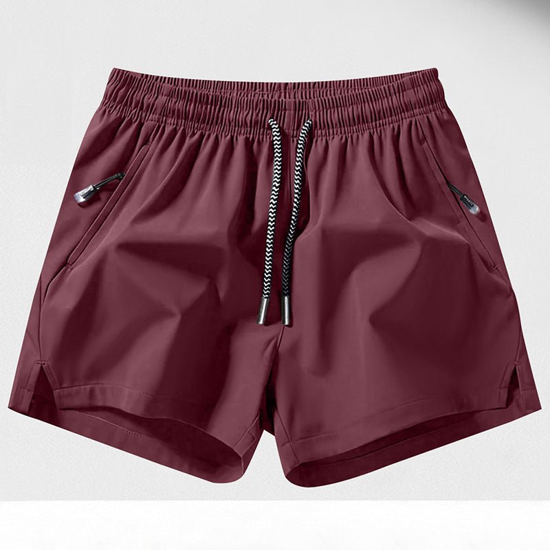 Maverick Athletic Shorts | Quick - Dry, Zipper Pockets, Lightweight Gym Wear - Hartwella
