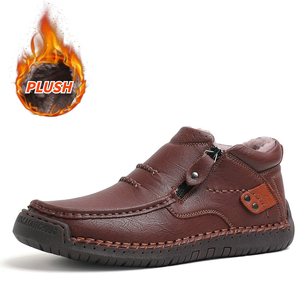 Maverick Black Leather Boots | Handmade, Waterproof, Slip-On - Hartwella
