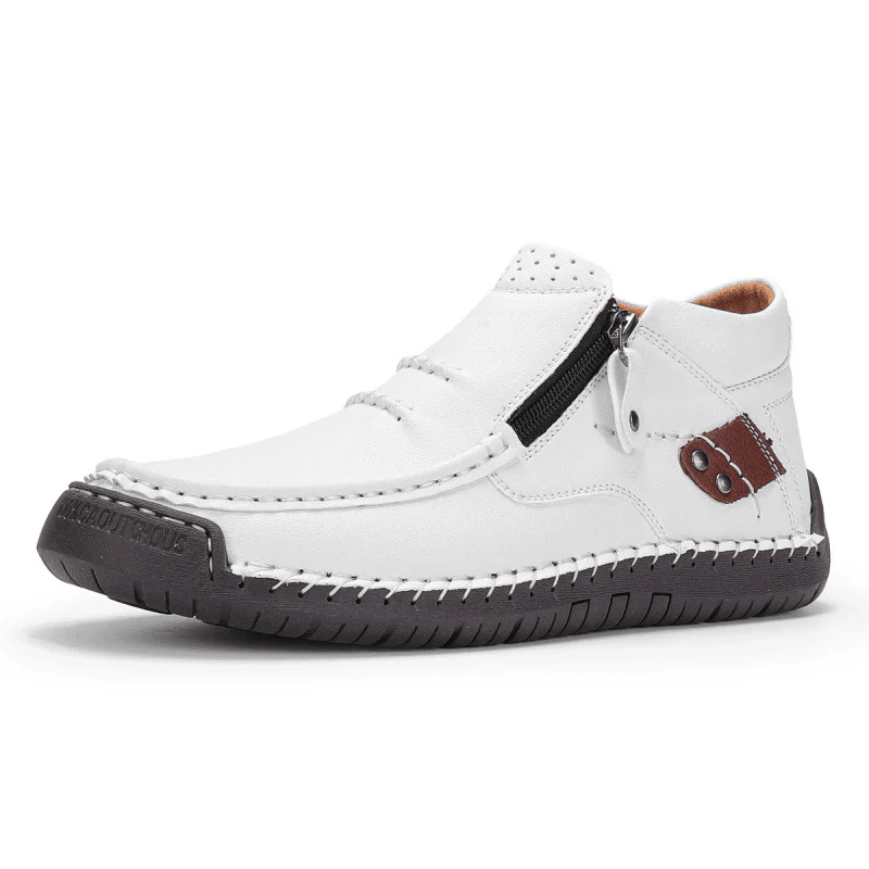 Maverick Black Leather Boots | Handmade, Waterproof, Slip-On - Hartwella