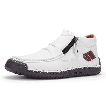 Maverick Black Leather Boots | Handmade, Waterproof, Slip-On - Hartwella
