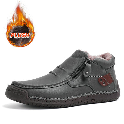 Maverick Black Leather Boots | Handmade, Waterproof, Slip-On - Hartwella