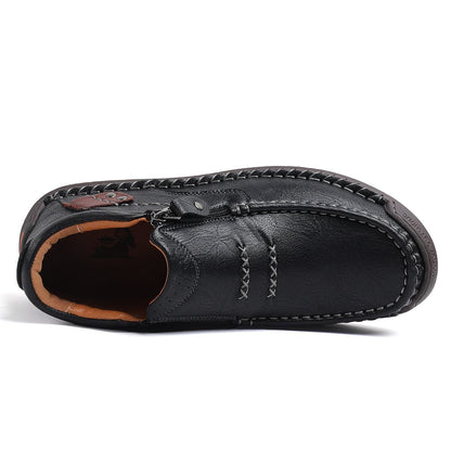 Maverick Black Leather Boots | Handmade, Waterproof, Slip-On - Hartwella