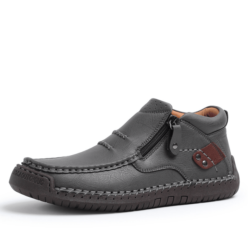 Maverick Black Leather Boots | Handmade, Waterproof, Slip-On - Hartwella