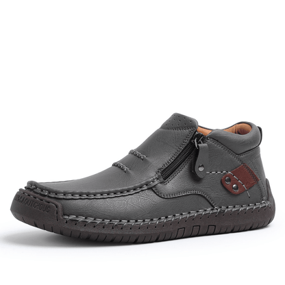 Maverick Black Leather Boots | Handmade, Waterproof, Slip-On - Hartwella