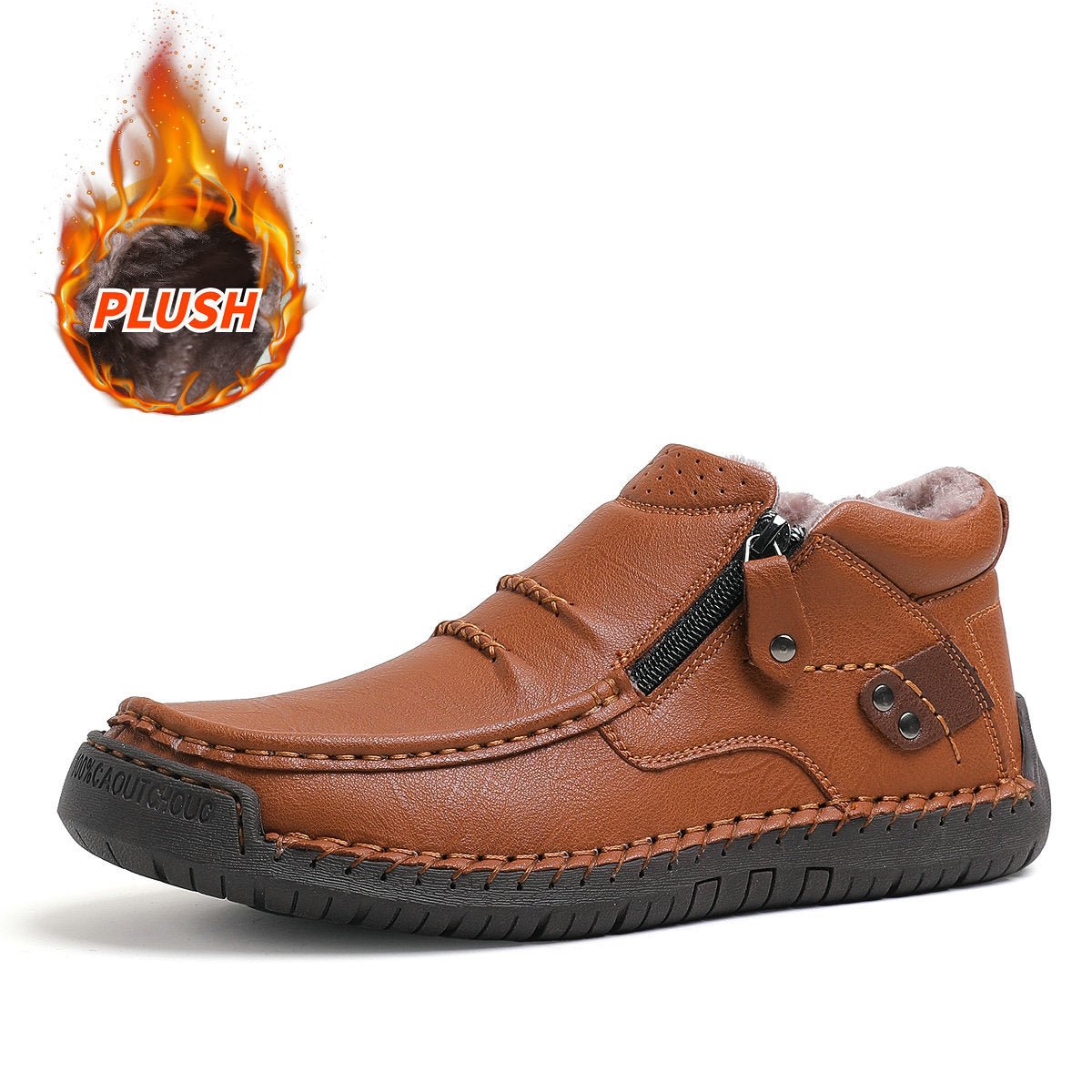 Maverick Black Leather Boots | Handmade, Waterproof, Slip-On - Hartwella