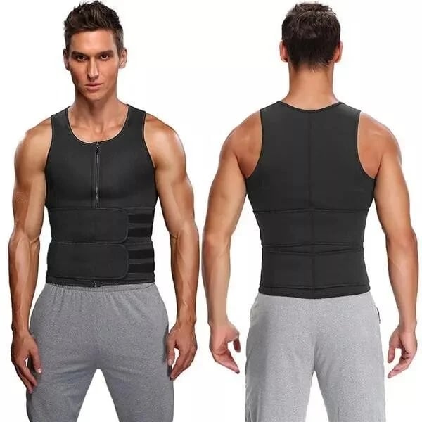 Maverick Body Shaper Vest | Double Belt, Waist Sculpting - Hartwella