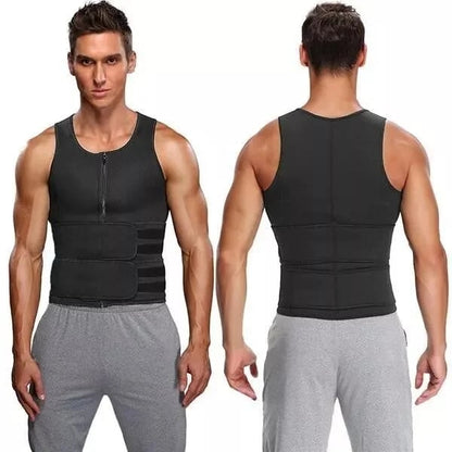 Maverick Body Shaper Vest | Double Belt, Waist Sculpting - Hartwella