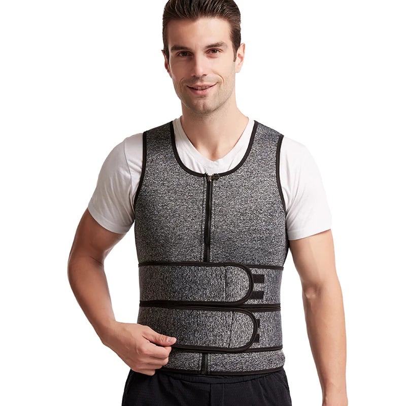 Maverick Body Shaper Vest | Double Belt, Waist Sculpting - Hartwella