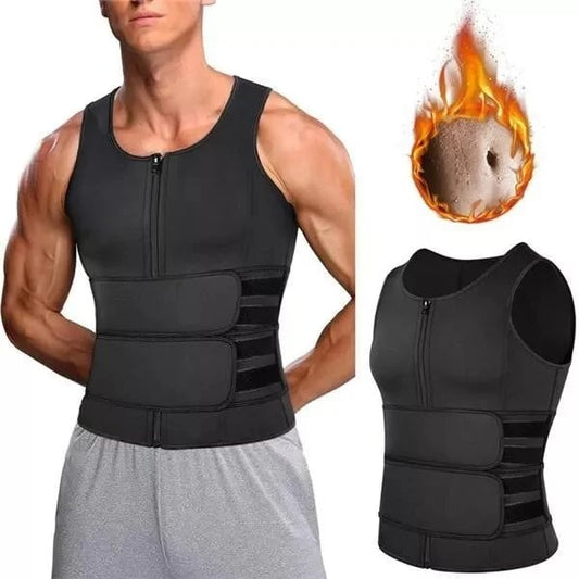 Maverick Body Shaper Vest | Double Belt, Waist Sculpting - Hartwella