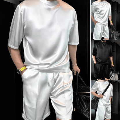 Maverick Men's Casual Set | Mercerized Cotton, Breathable Comfort - Hartwella