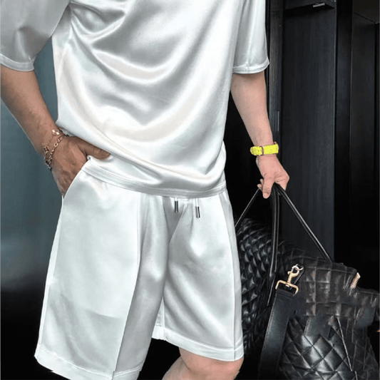 Maverick Men's Casual Set | Mercerized Cotton, Breathable Comfort - Hartwella
