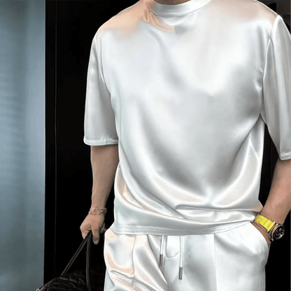 Maverick Men's Casual Set | Mercerized Cotton, Breathable Comfort - Hartwella