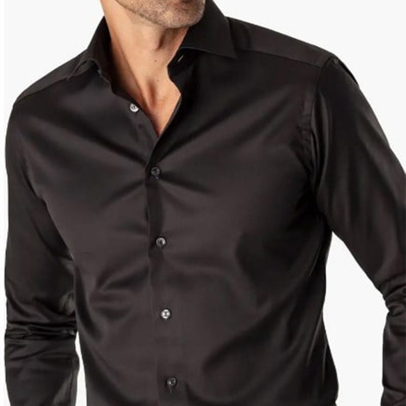 Maverick Men's Dress Shirt | High - Stretch, Wrinkle - Resistant, White - Hartwella