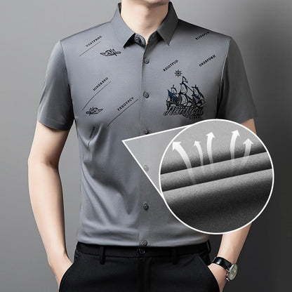 Maverick Men's Dress Shirt | Premium Soft Fabric, Regular Fit - Hartwella