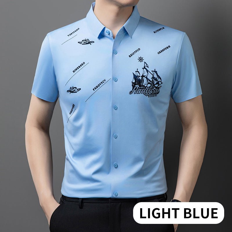 Maverick Men's Dress Shirt | Premium Soft Fabric, Regular Fit - Hartwella