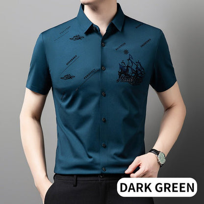 Maverick Men's Dress Shirt | Premium Soft Fabric, Regular Fit - Hartwella