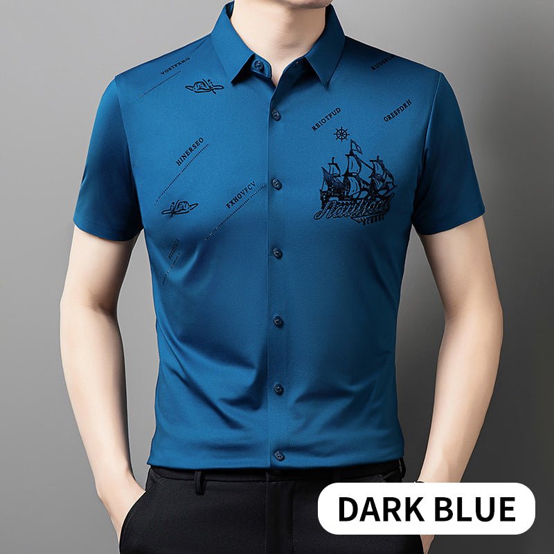 Maverick Men's Dress Shirt | Premium Soft Fabric, Regular Fit - Hartwella